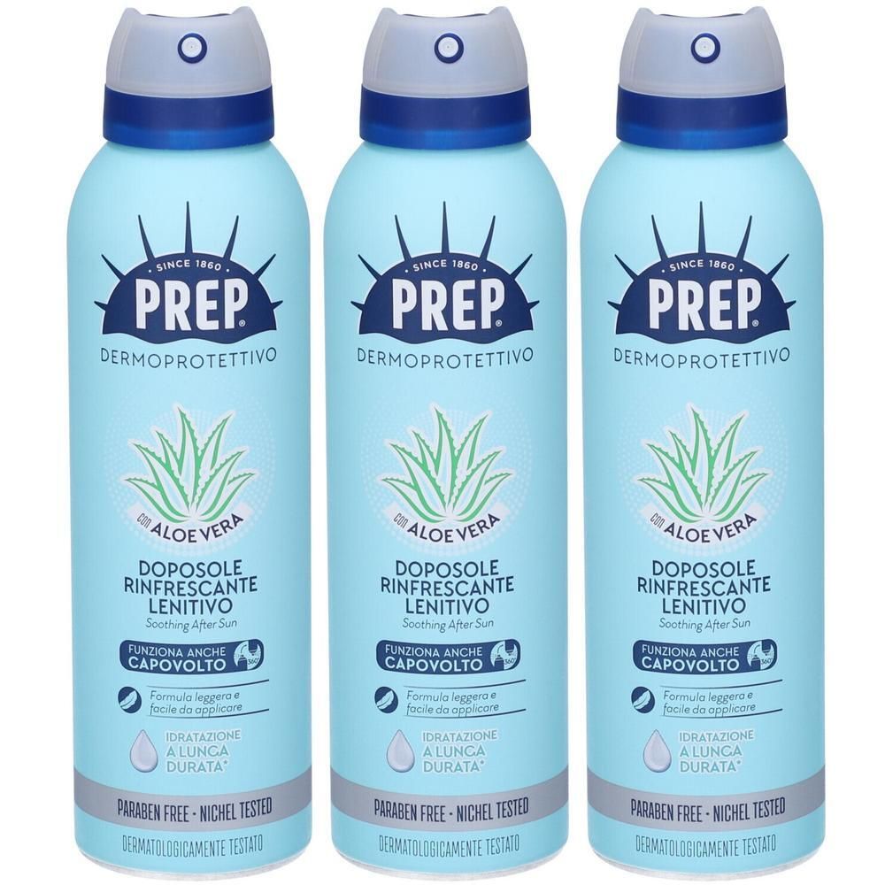 Prep Dermoprotettivo Doposole Rinfrescante Lenitivo 3x150 ml Spray