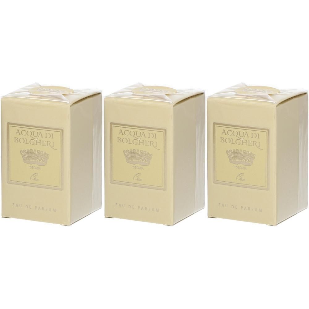 ACQUA DI BOLGHERI Profumo Oro 3x50 ml