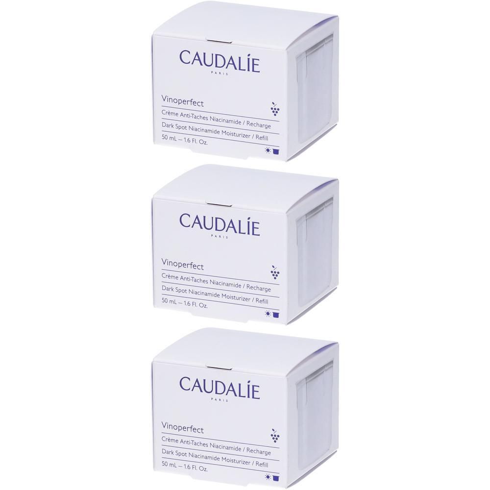 Caudalie Vinoperfect Crema Giorno Illuminante Anti-Macchie Ricarica 3x