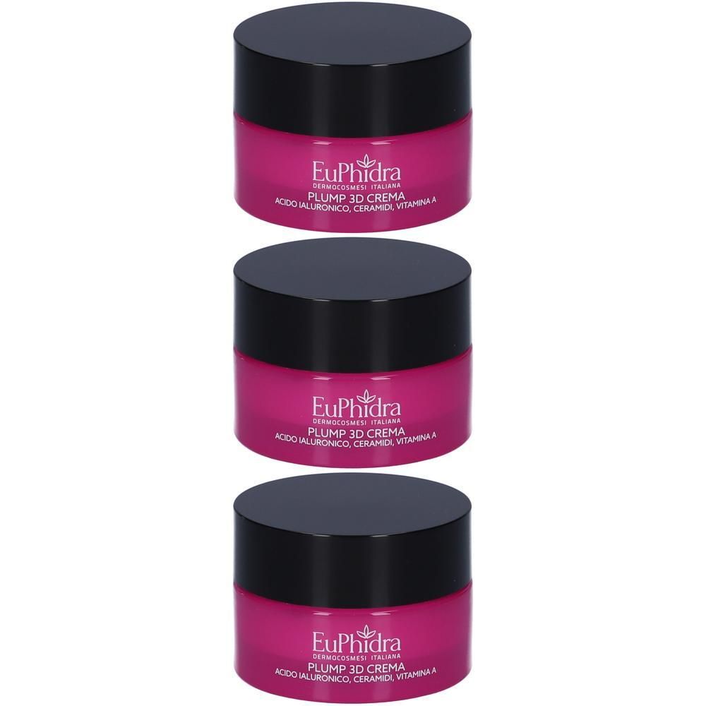 Euphidra Plump 3d Crema Ricca Acido Ialuronico 3x50 ml