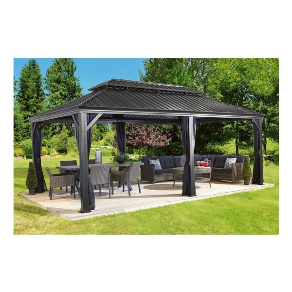 SOJAG Pavillon »Messina 1220«, 598x307.1x363 cm