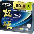 TDK Blu-ray BD-R Disk | Super Hard Coating Surface 50GB (DL) 4x Speed 5 Pack (Japan Import)