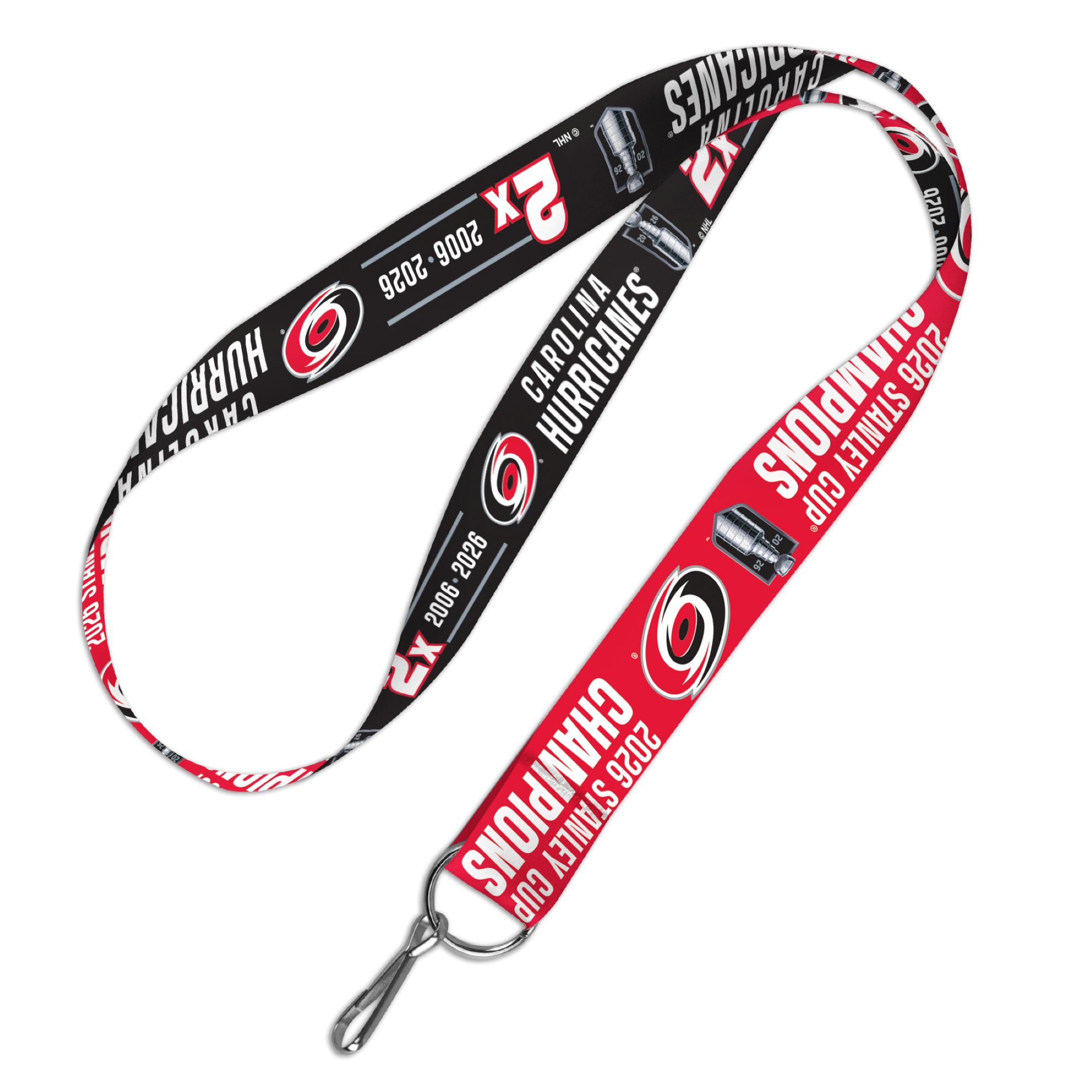 "Carolina Hurricanes 2026 Stanley Cup Sieger Lanyard"