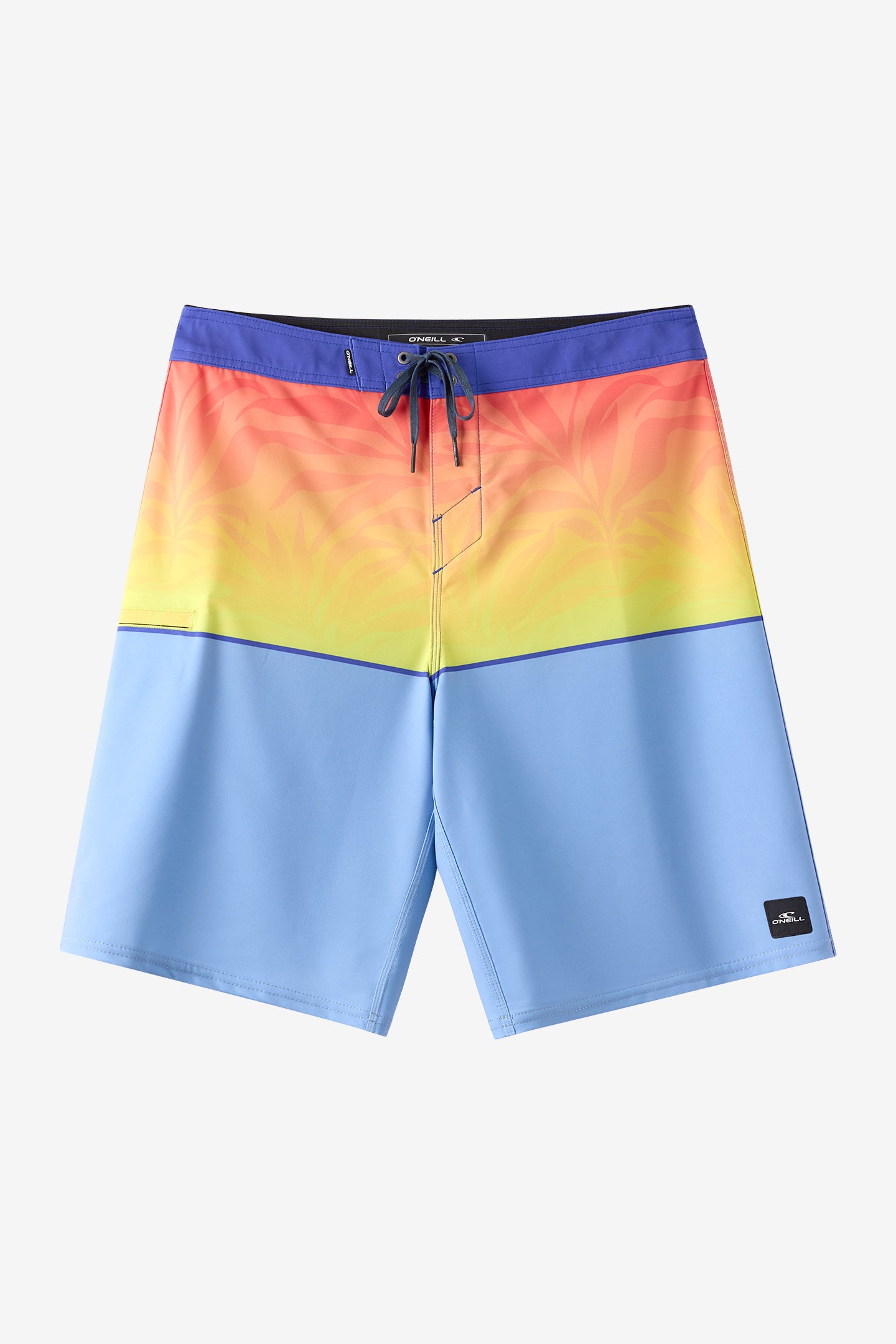 O'Neill Men's Hyperfreak Heat Block 21"" Board Shorts in Blue Jelly, Size 31, Elastane/Polyester