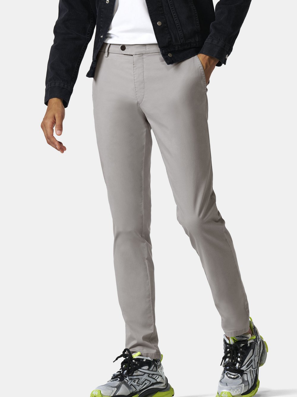 MMX Chino Herren grau, 32-34 Image