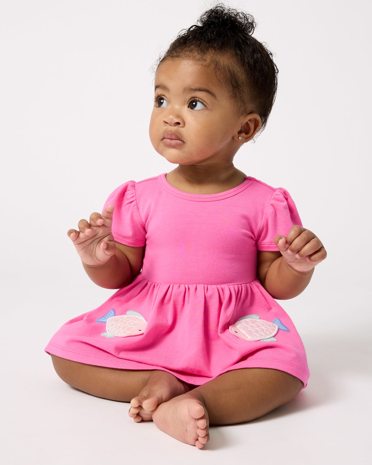 Sparkling Scales Empire Tunic Top with Bloomer - 18-24 months