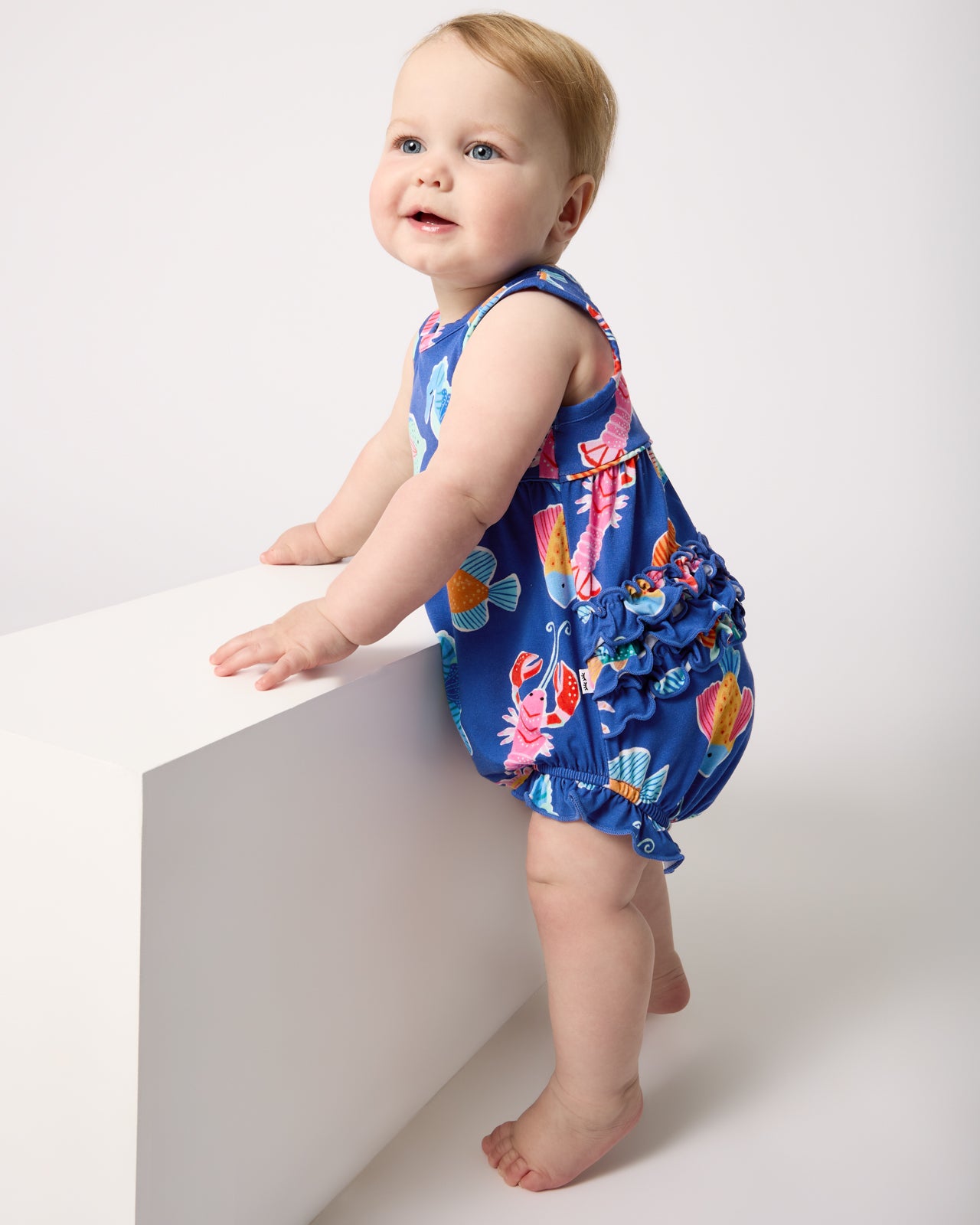 Tidepool Party Bamboo Baby Bubble Romper - 3T