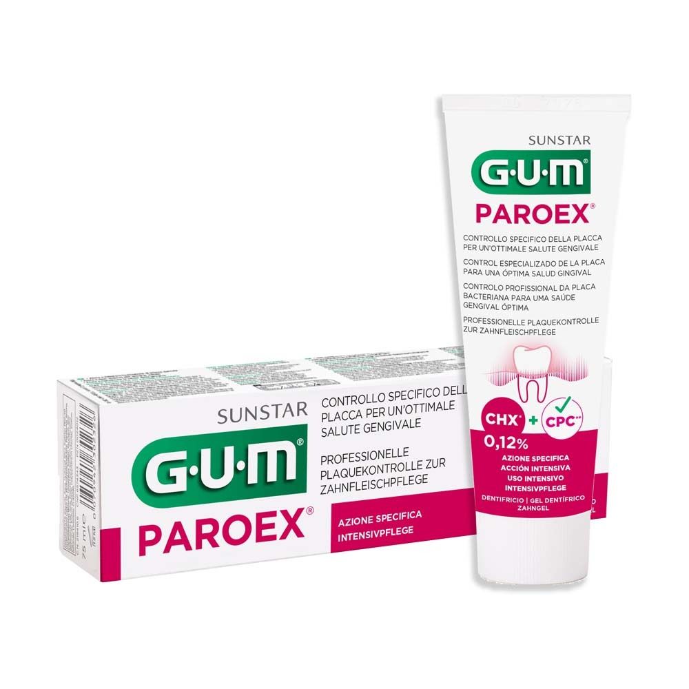 Gum Paroex 0,12 Dentifricio Gel Chx 75 ml dentale