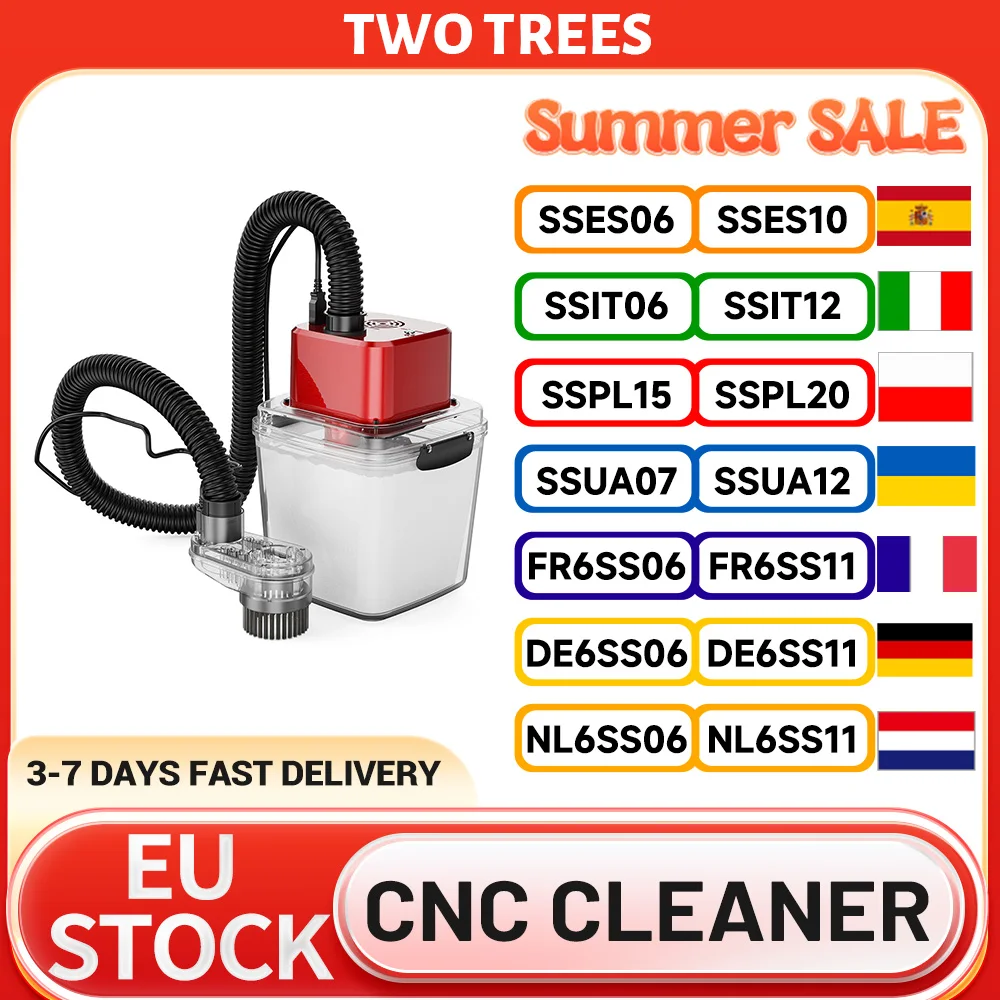 TWO TREES CNC-Staubsauger für 775/500W Spindelmotor, für TTC 450/TTC 450 Pro Graviermaschine, Luftreinigung, 2,8 Liter Image