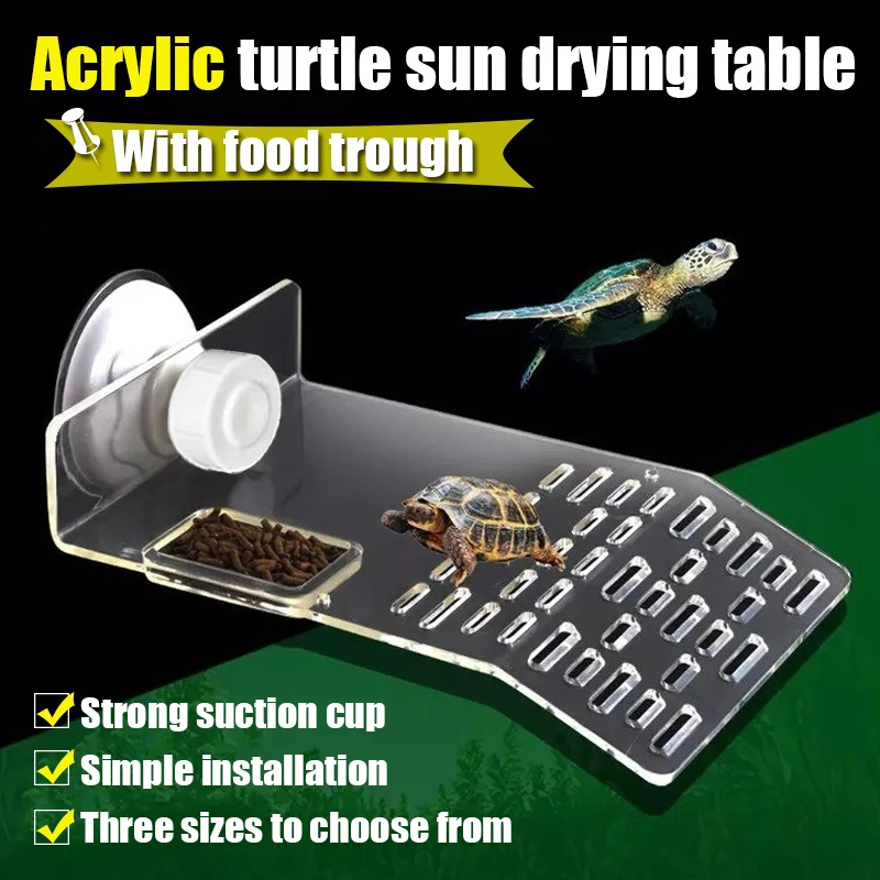 1PC S/M/L Größe Schildkröte Plattform Float Dekoration Terrassen Rampe Reptil Ruhen Lebensraum Dekor Aquarium Zubehör Image