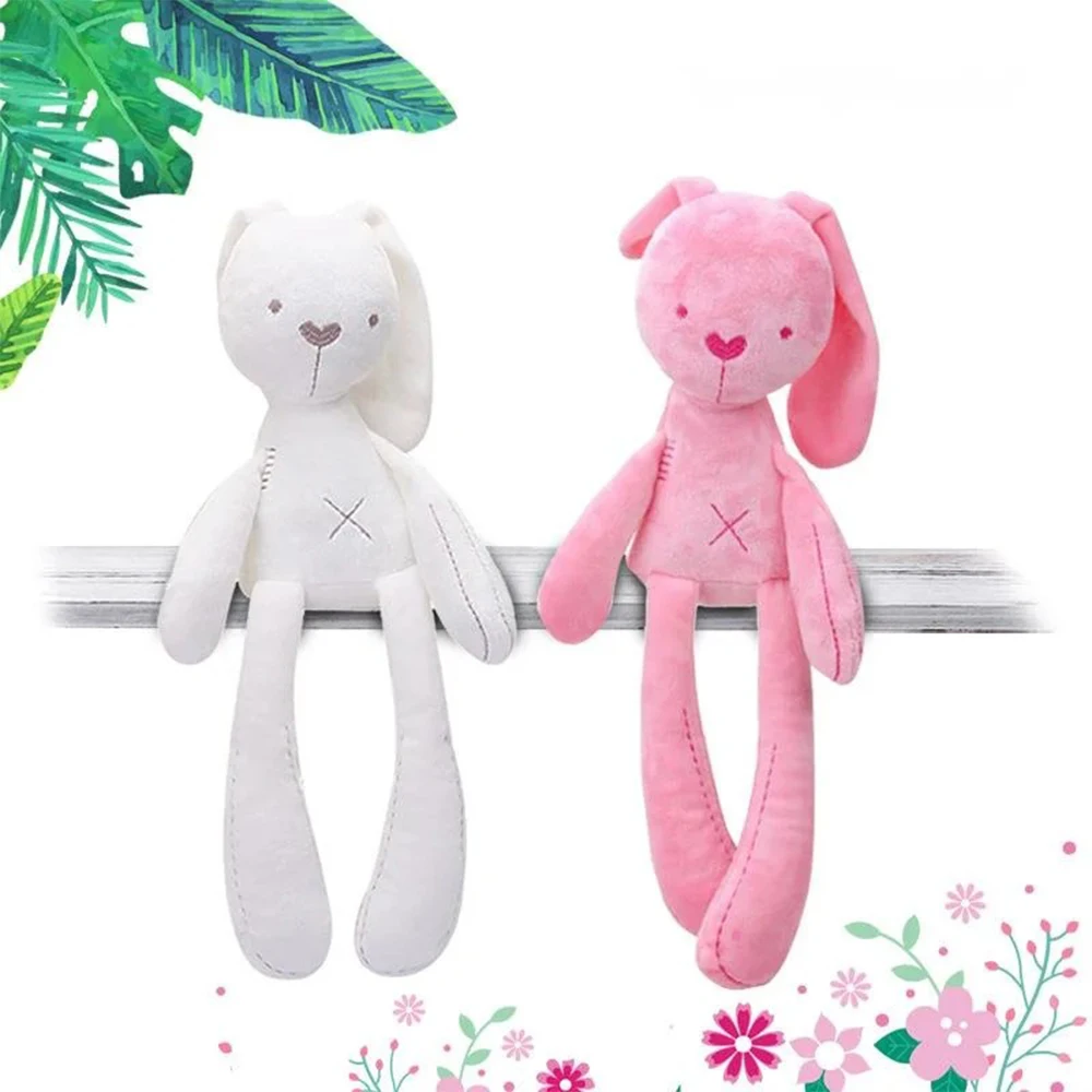 42CM Niedlichen Kaninchen Puppe Baby Weiche Plüsch Spielzeug Für Kinder Beschwichtigen Schlafen Krippe Stofftier Baby Spielzeug Für Kleinkinder Geburtstag geschenk
