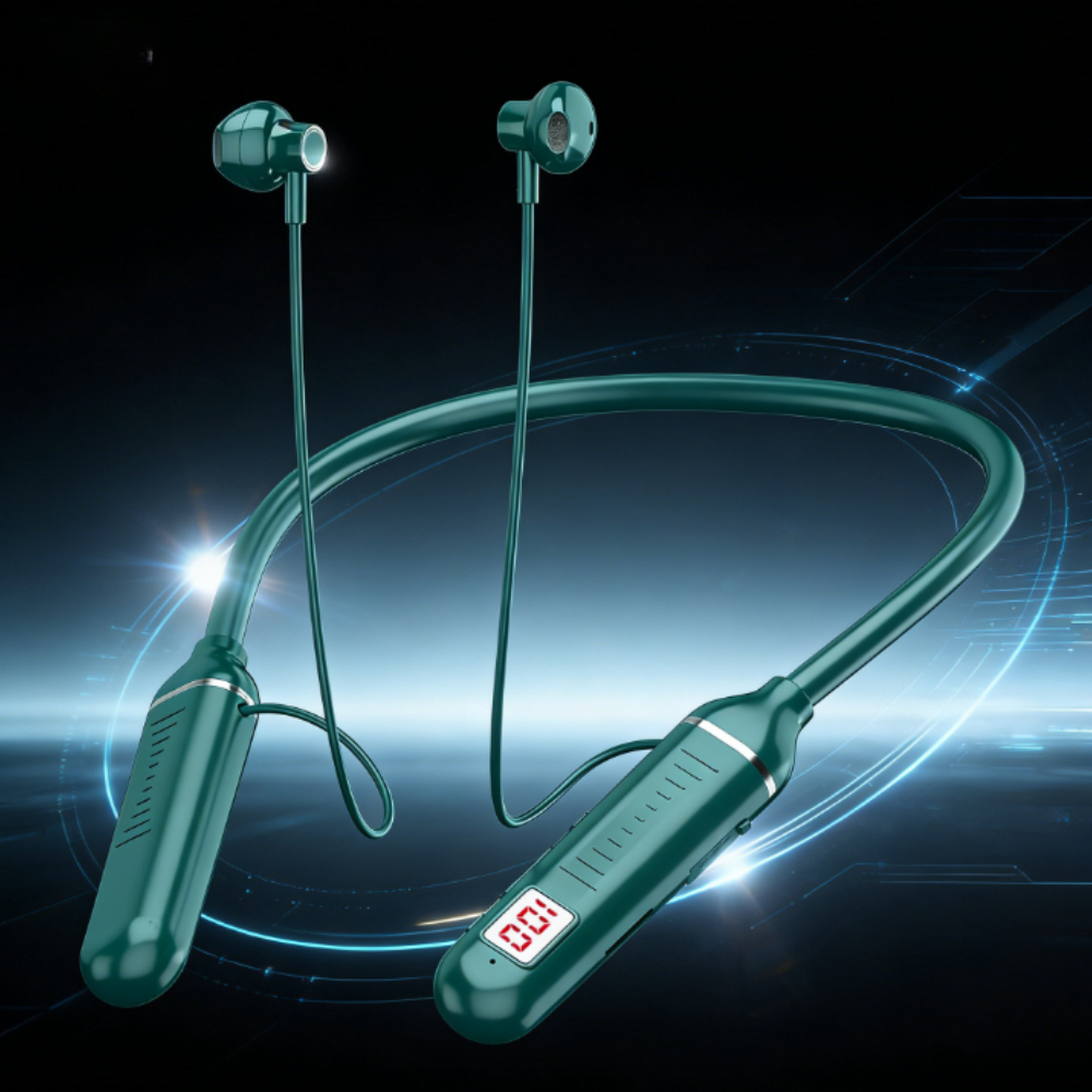 Pulse Wireless Sports Earphones With Bluetooth And Noise Cancellation pink