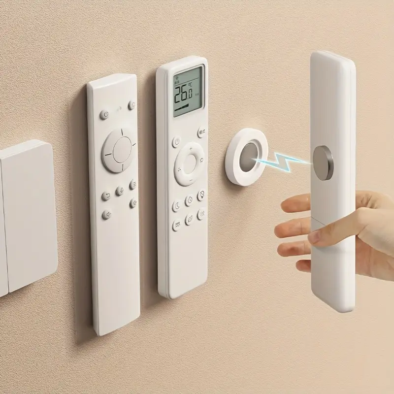 MagiMount Remote Organizer Set Remote Control Holder Wall Mount With Magnetic Remote Holder Design MagiMount Remote Organizer Set Remote Control Holder Wall Mount With Magnetic Remote Holder Design