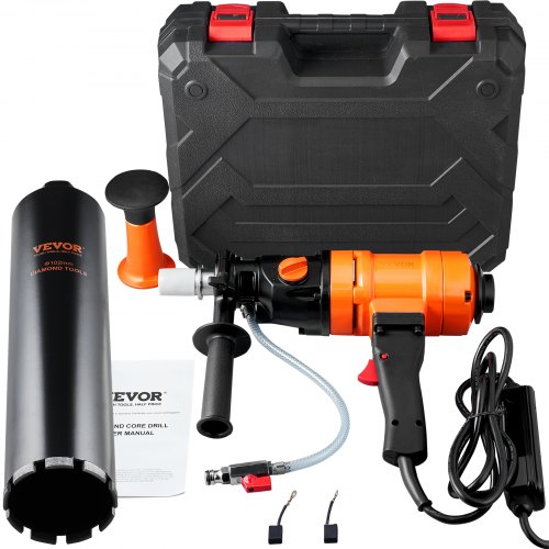 Handheld 1500W Wet Diamond Core Drilling Machine For Concrete & Masonry Handheld 1500W Wet Diamond Core Drilling Machine For Concrete & Masonry