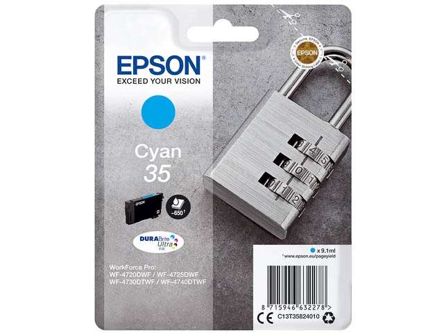 Tinten EPSON C13T35824010 EPSON WF4720DWF TINTE CY ST Image