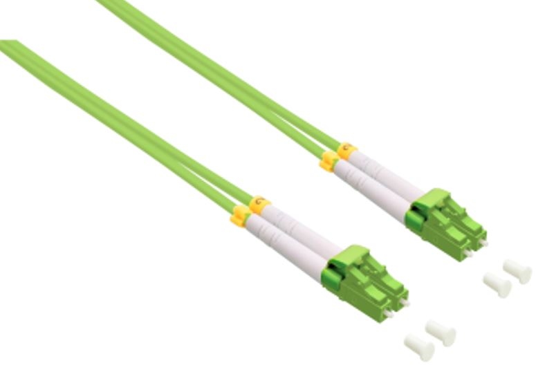Helos LWL Patchkabel LC/LC Duplex 50/125µm OM5 lindgrün 1,5m Image