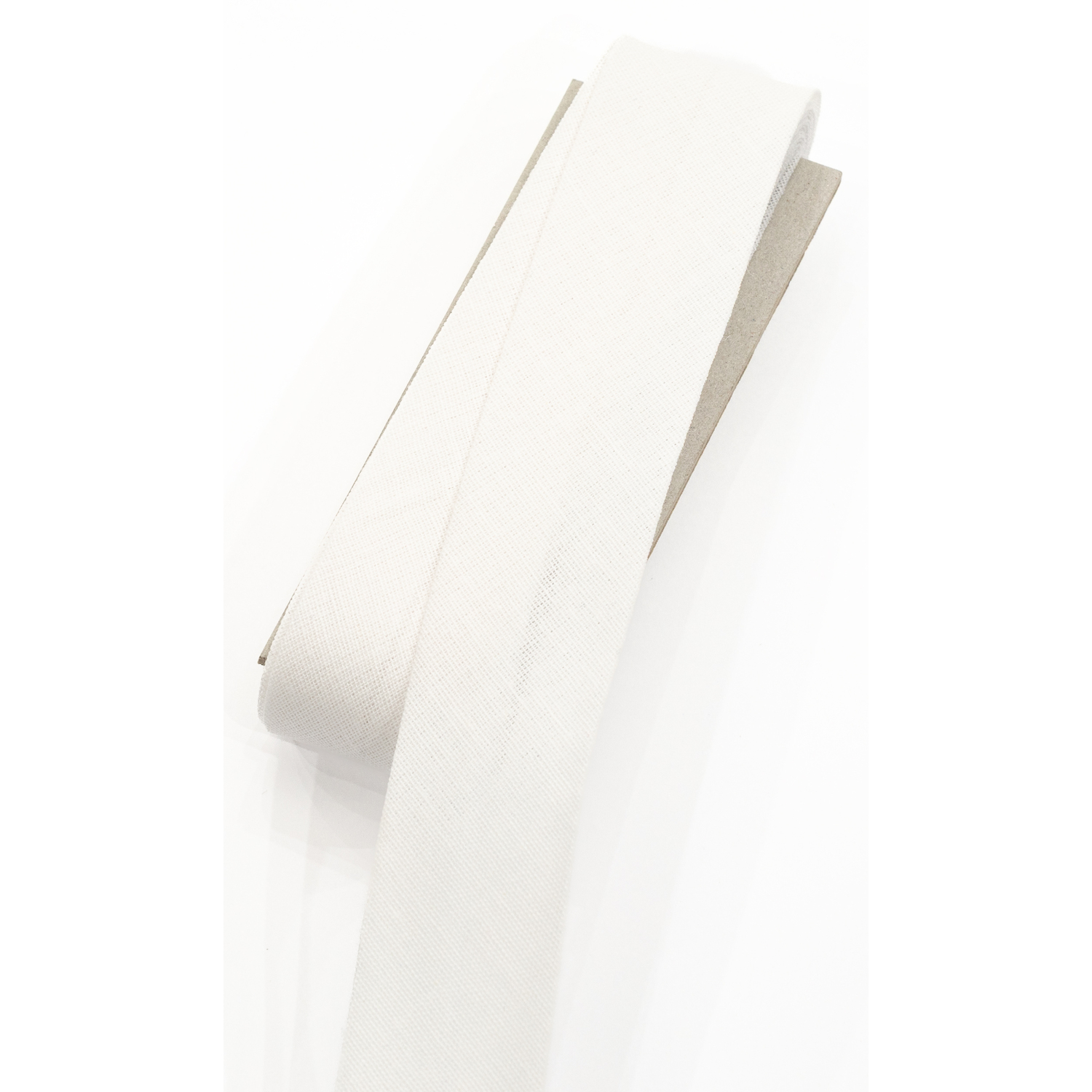 buttinette Baumwoll-Schrägband, weiß, Breite: 3 cm, Länge: 5 m