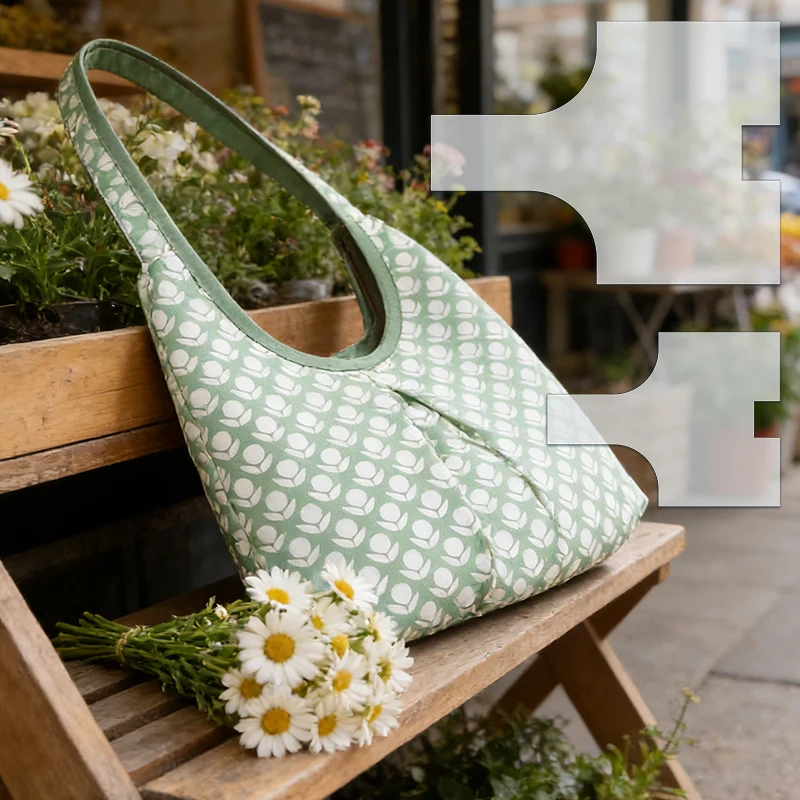 YOMDID 1 Stück DIY-Quiltvorlage zur Herstellung einer Stofftasche mit großem Fassungsvermögen, transparente PET-Näh- und Stoffhandwerkswerkzeuge Image