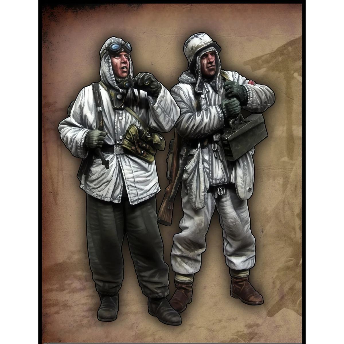 1/35 unbemalter Resin-Modellbausatz, Militärthema, deutsche Infanterie, unmontiert und unbemalt, GK, 1828R Image