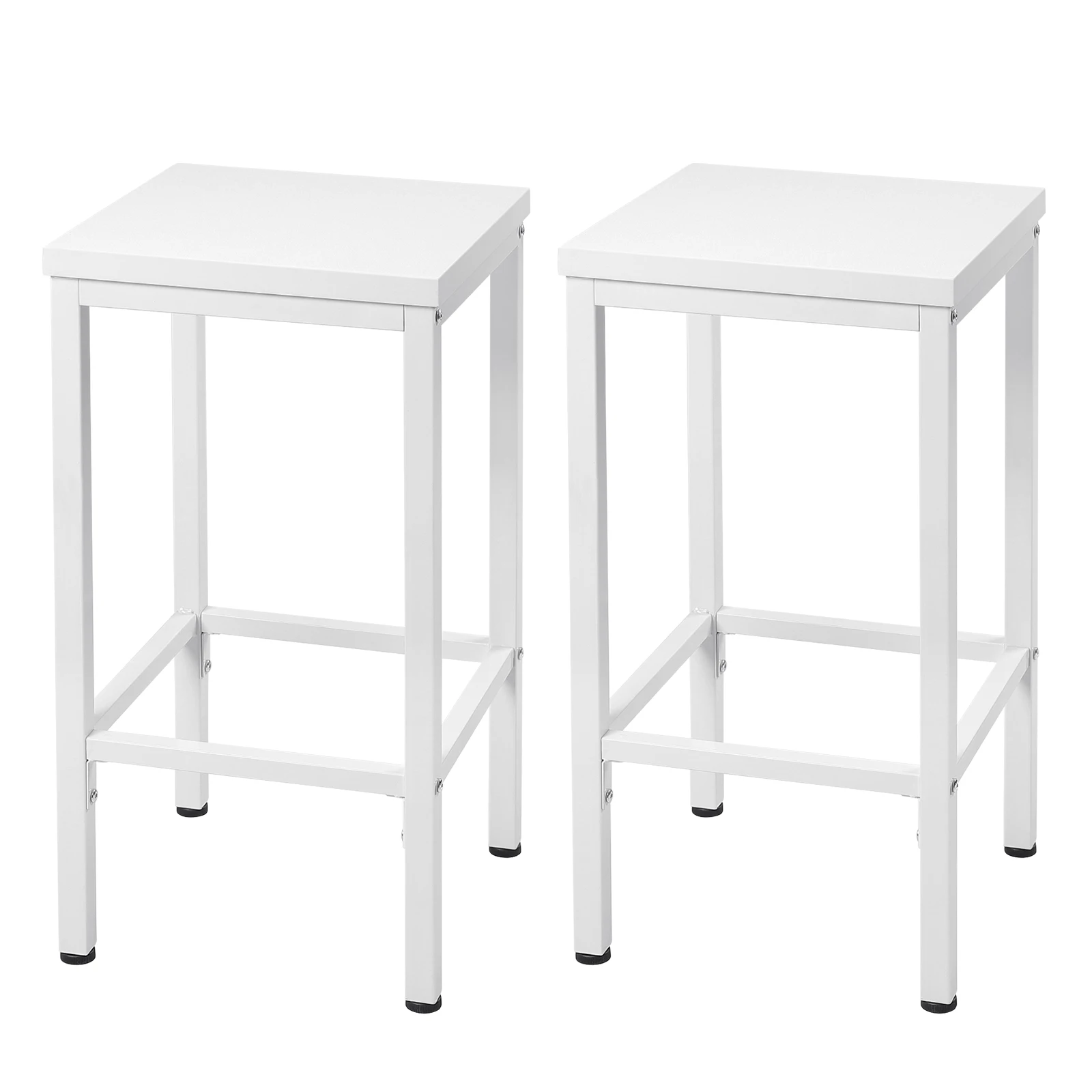 EUGAD 2 Stück/Set Barhocker Hochstuhl Industrieller Tresenhocker mit Fußstütze für Bistro Esszimmer Küche Salon Image