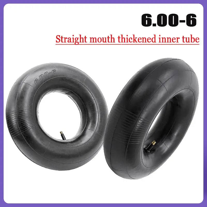 15x6.00-6 Innenschläuche mit geradem Ventil, 6.00-6 Butyl-Hochleistungs-Innenschlauch für Quad-Elektroroller-Teile Image