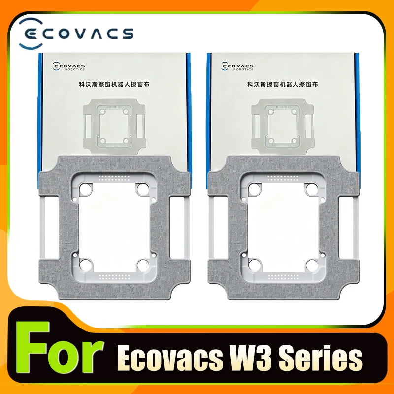 Original-Mopptuch für ECOVACS Winbot W3 Reinigungstuch Basisstation Edition Tuchhalter Zubehör Staubsaugerteile Image