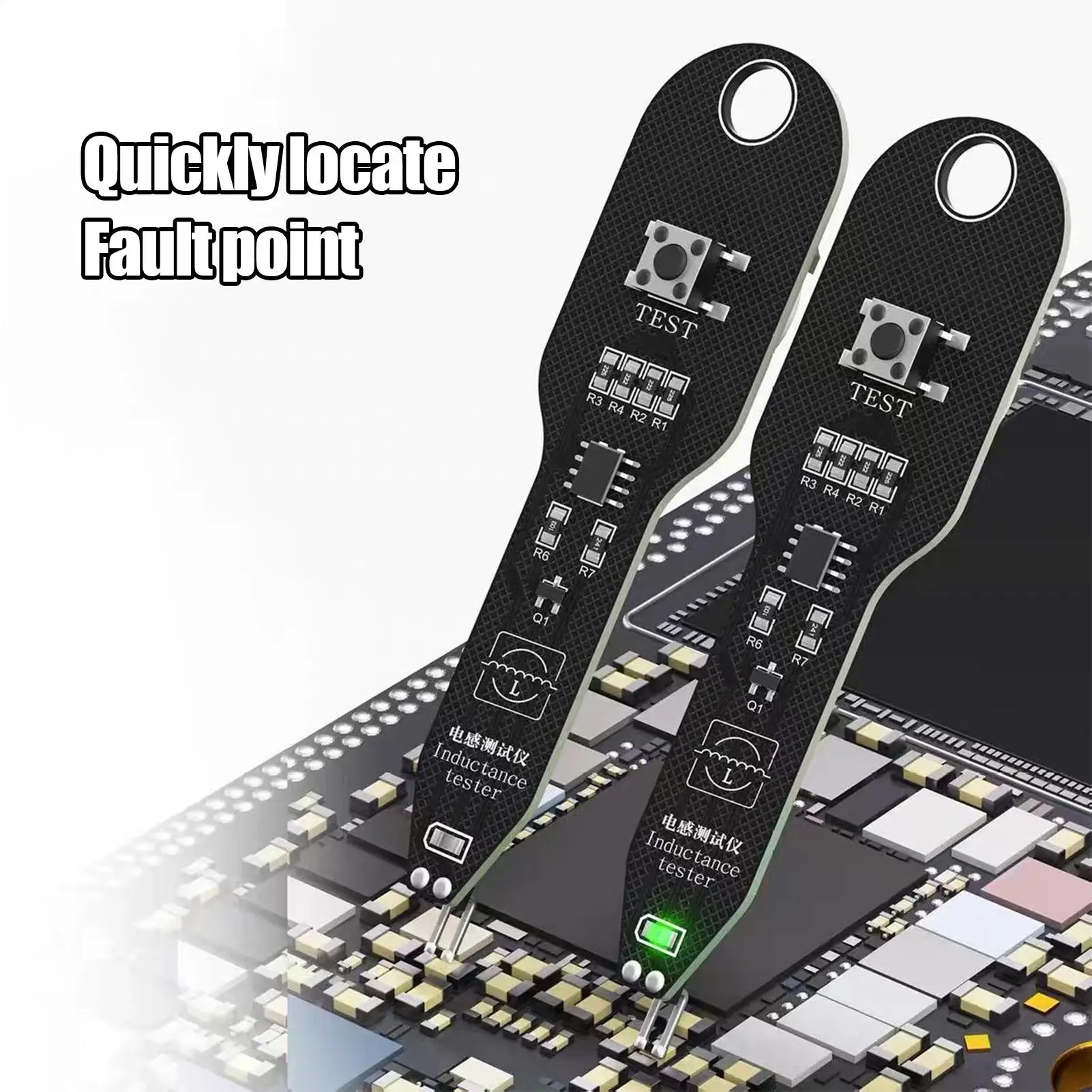 Leiterplatten-Induktor-Tester, Leiterplatten-Diagnosegerät, präziser professioneller Detektor für elektromagnetische Induktion Image