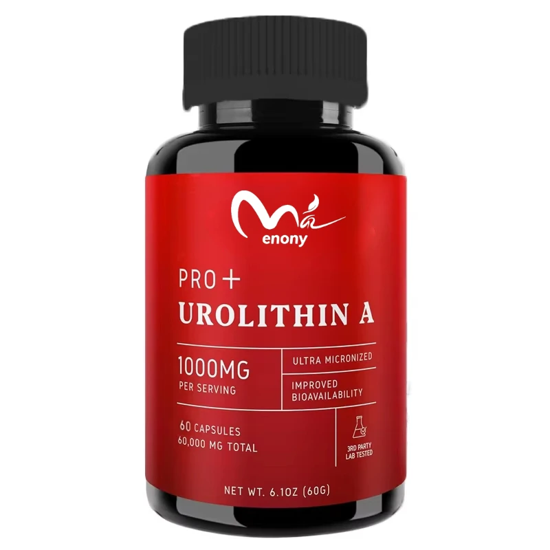 Urolithin A Capsules -1000 mg, 60 capsules for advanced cellular health and vitality, healthy aging, 60000 mg ultrafine powder