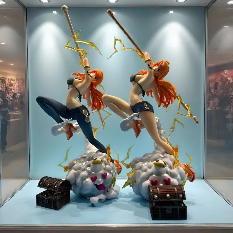 Auf Lager 30cm One Piece Anime Figur Nami Actionfigur Hentai PVC Statue Modell Zimmerdekoration Sammlerstück Spielzeug Ornamente Geschenk Image
