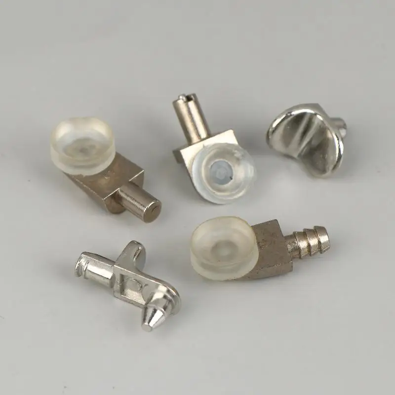 10Pcs Feste Holz Glas Schicht Bord Möbel Halterung Halter Regal Unterstützung Studs Pegs Pins Stecker Schrank Seperator Zubehör Image