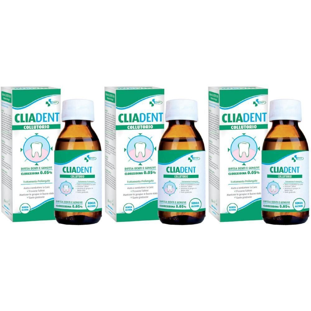 Cliadent Clorexidina 0,05% 3x200 ml Collutorio
