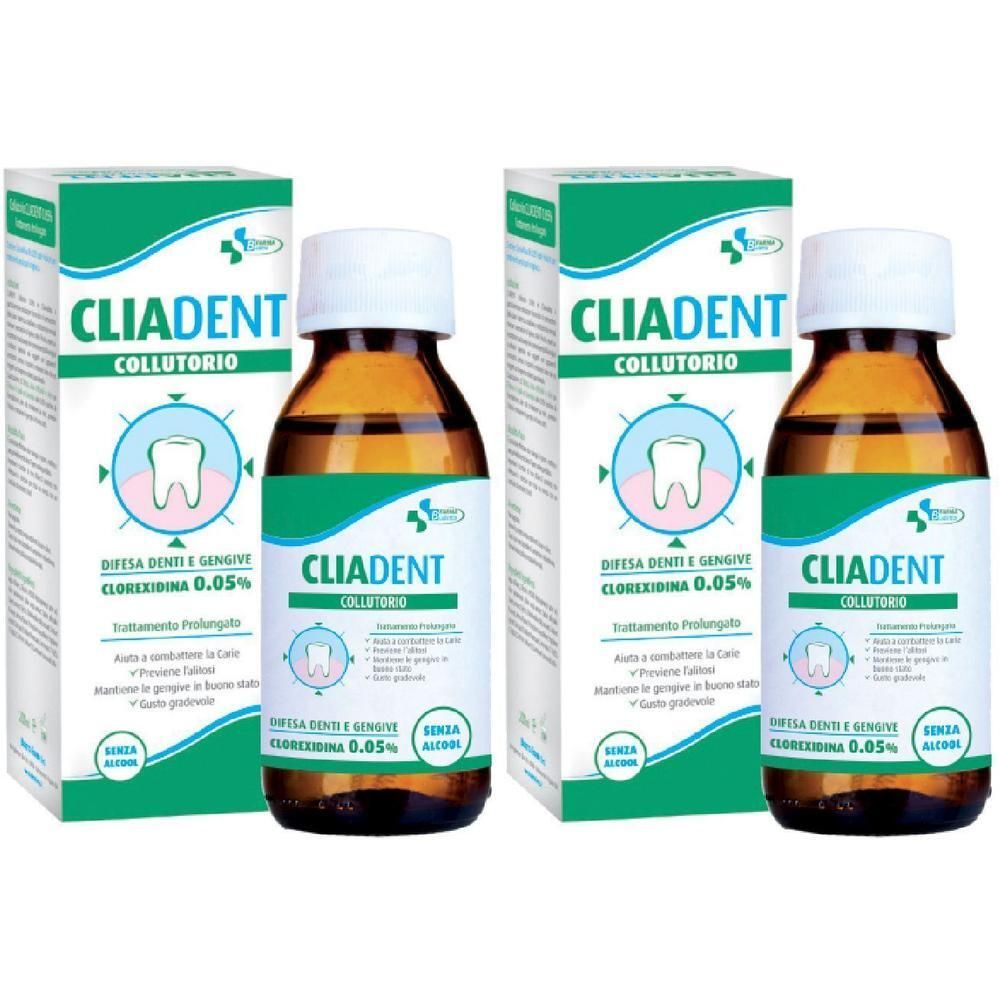 Cliadent Clorexidina 0,05% 2x200 ml Collutorio