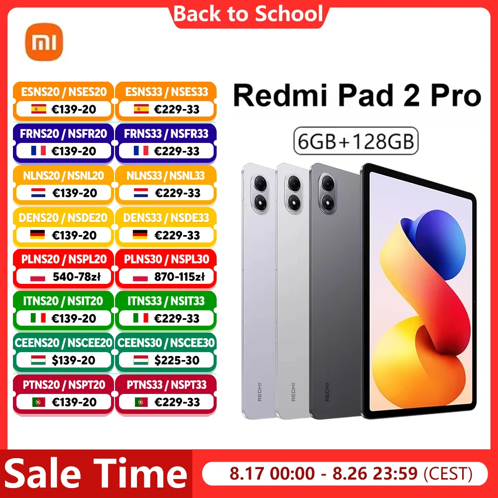 xiaomi redmi pad 2 pro 6gb 128gb snapdragon 7s