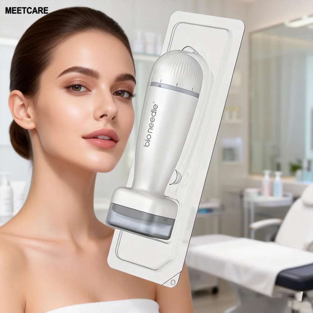 Professioneller Microneedling Derma Stamp mit Nadeln, Derma Roller, Einstellbare Haarausfall-Behandlung, Hautpflegewerkzeuge für Anti-Aging Image