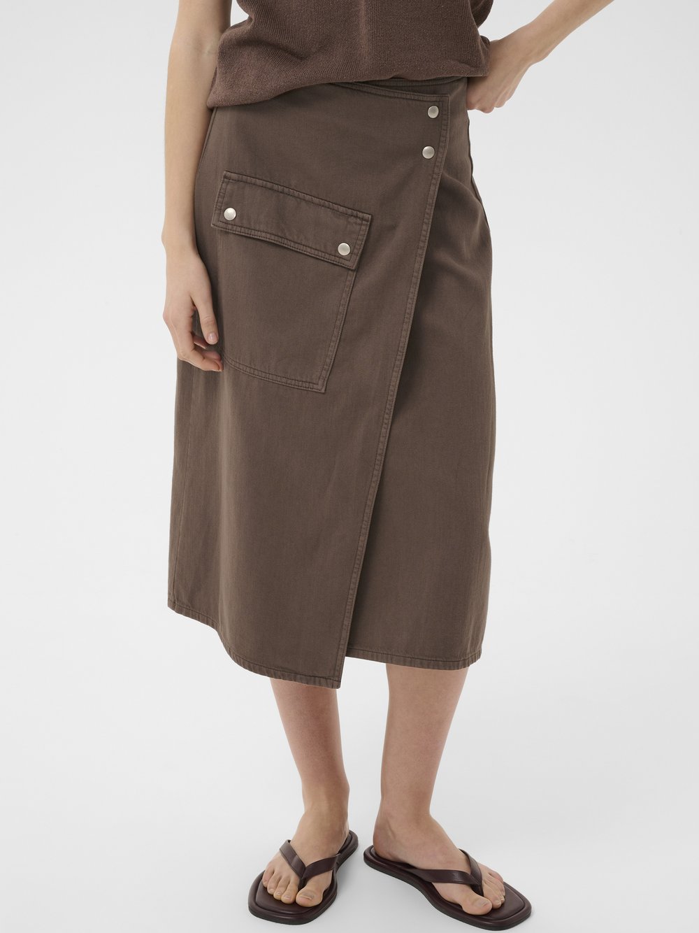 Inwear Denimrock GLADYSIW Damen braun, 38
