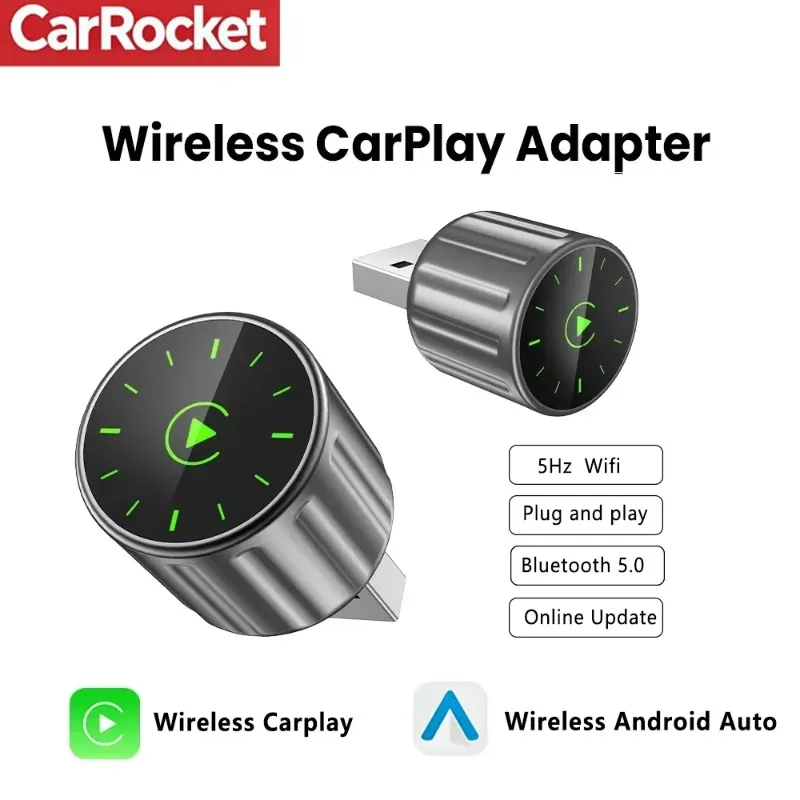 2026 NEUER Kabelloser CarPlay Smart Dongle USB Plug-and-Play OTA-Update Universell für 98% der Autos mit Kabel-CarPlay für Audi Benz Volvo Image