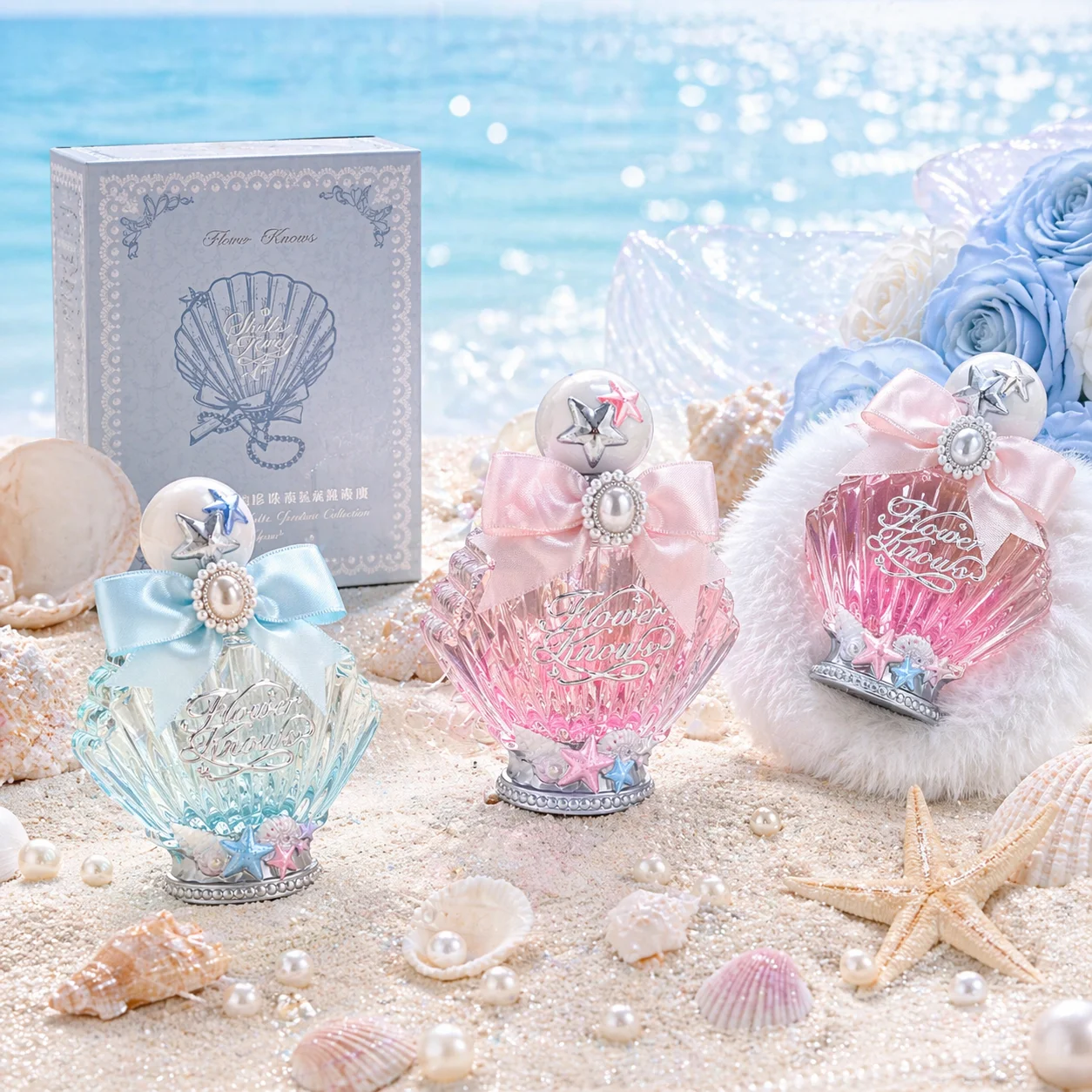 Flower Knows Shell's Jewel Parfüm Fruchtig-Blumiger Duft mit Apfel Sandelholz Galbanum Rein Vegan Langanhaltend Frischer Duft Image