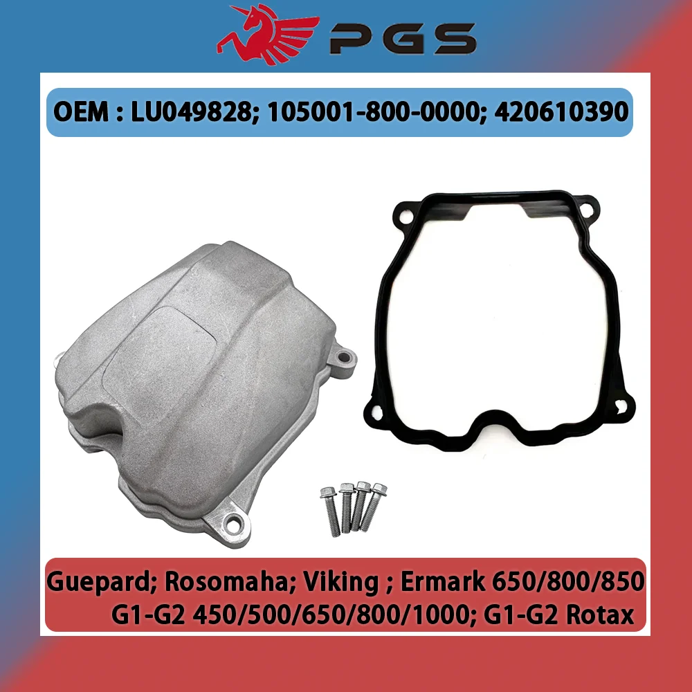Ventildeckel mit Dichtung für Stels Guepard 650 800 850 Viking Ermak Dominator 800 LU049828 105001-800-0000 12301-E05-0201 Image