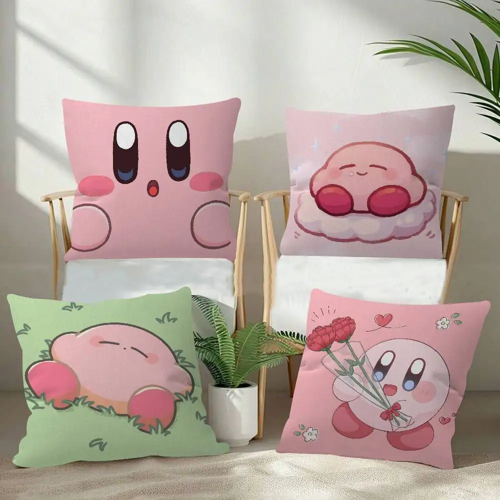 Hot Lovely K-Kirbies personalisierte Bild- und Text-Dekokissen für den Haushalt, Geschenke für den Haushalt, 45 x 45 cm