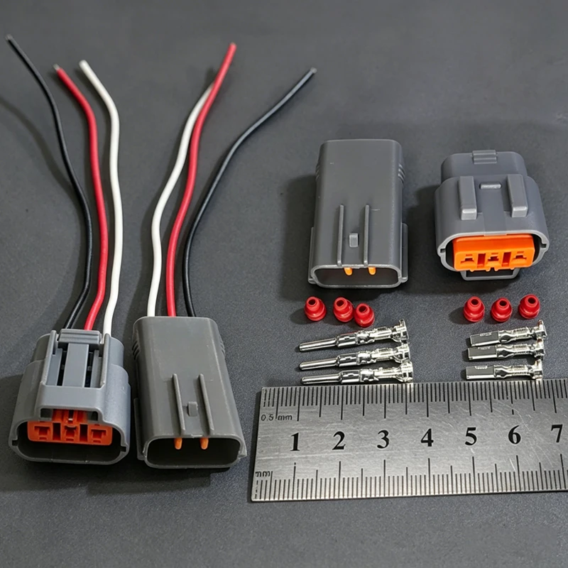 1Set 3-poliger 6195-0009 6195-0012 DL 090 wasserdichter Sensorstecker für Mazda RX8 Zündspulensteckdose Image