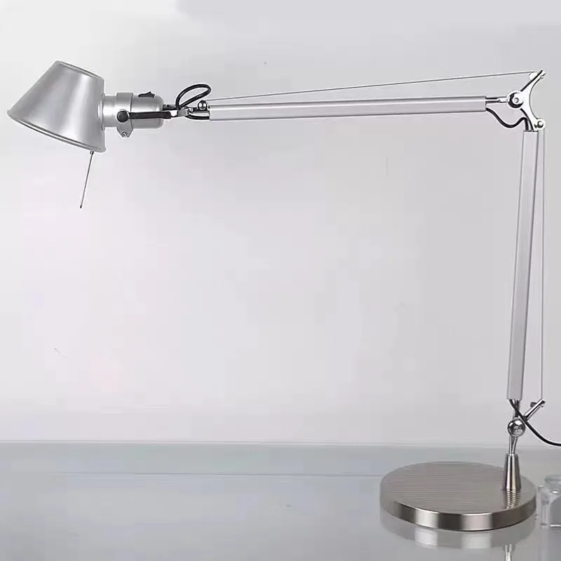 Lampe murale LED industrielle nordique, bras télescopique pliable, lampe de chevet, lampe de lecture, lampe de salon, lampe de table, lampe de sol
