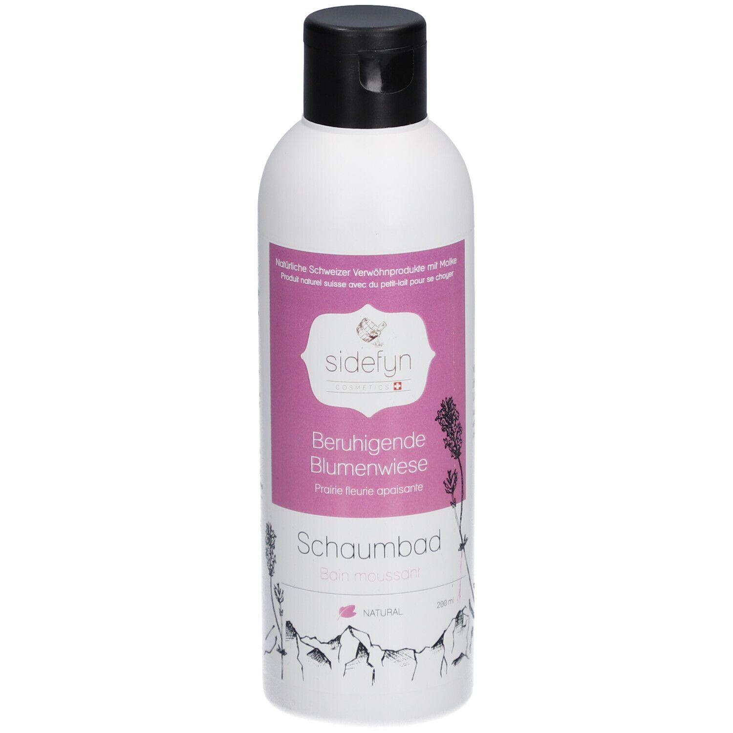 Sidefyn Schaumbad beruhigende Blumenwiese 200 ml Seife