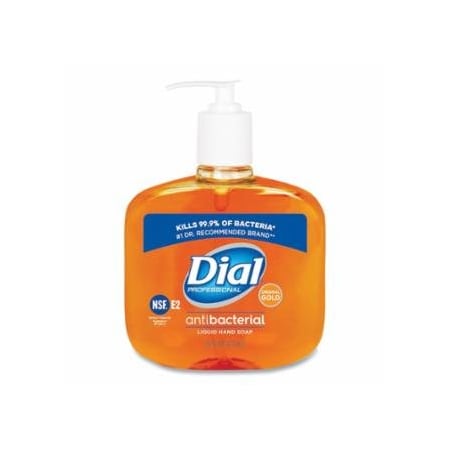 DIAL 863-16LQDIAL Gold Antibacterial Liquid Hand Soap, Floral, 16 oz, Pump