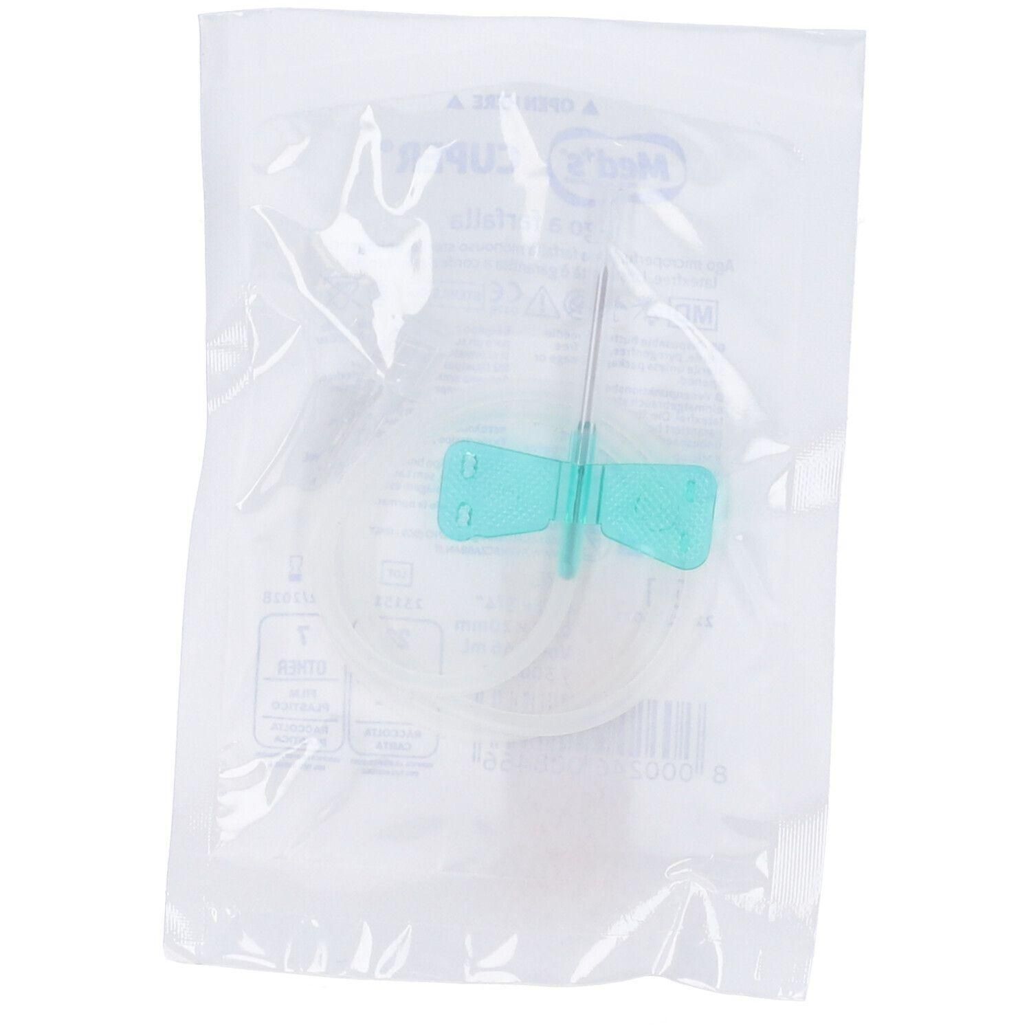 Ago Farfalla Meds Cuper Gauge 21 Senza Ftalati 20x1 St