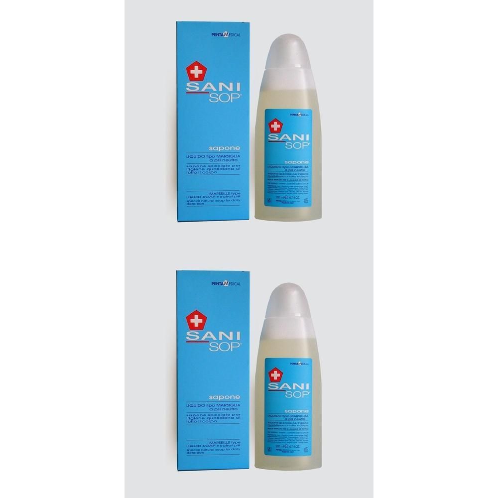 Sanisop Sapone Di Marsiglia Liquido 200 Ml 2x200 ml