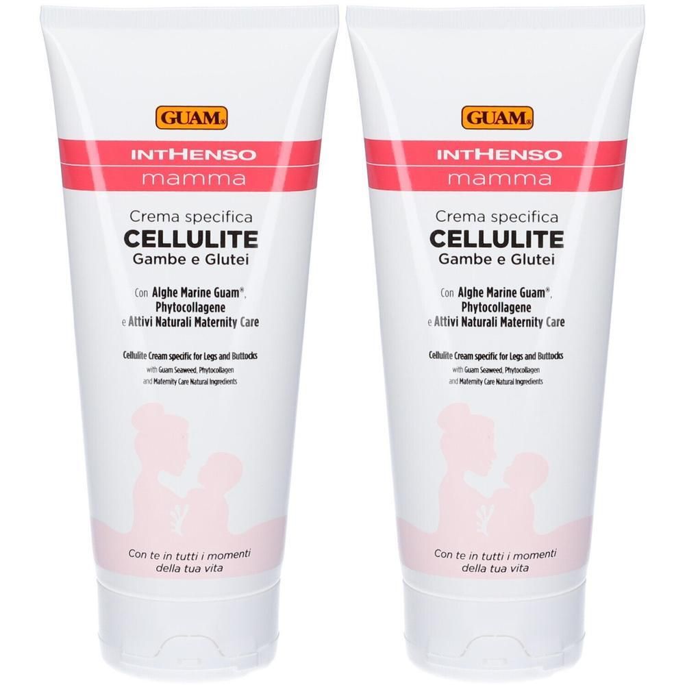 Guam Crema specifica Cellulite Gambe e Glutei Inthenso Mamma 2x200 ml