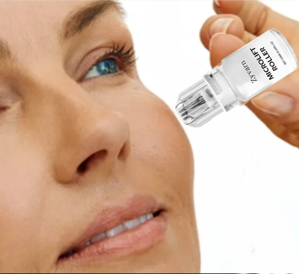 Kit de sérum micro-infusion pour une peau éclatante et impeccable - Système de soin du visage à domicile, outil de beauté pour le soin de la peau du visage | Aiguille de 0,25 mm