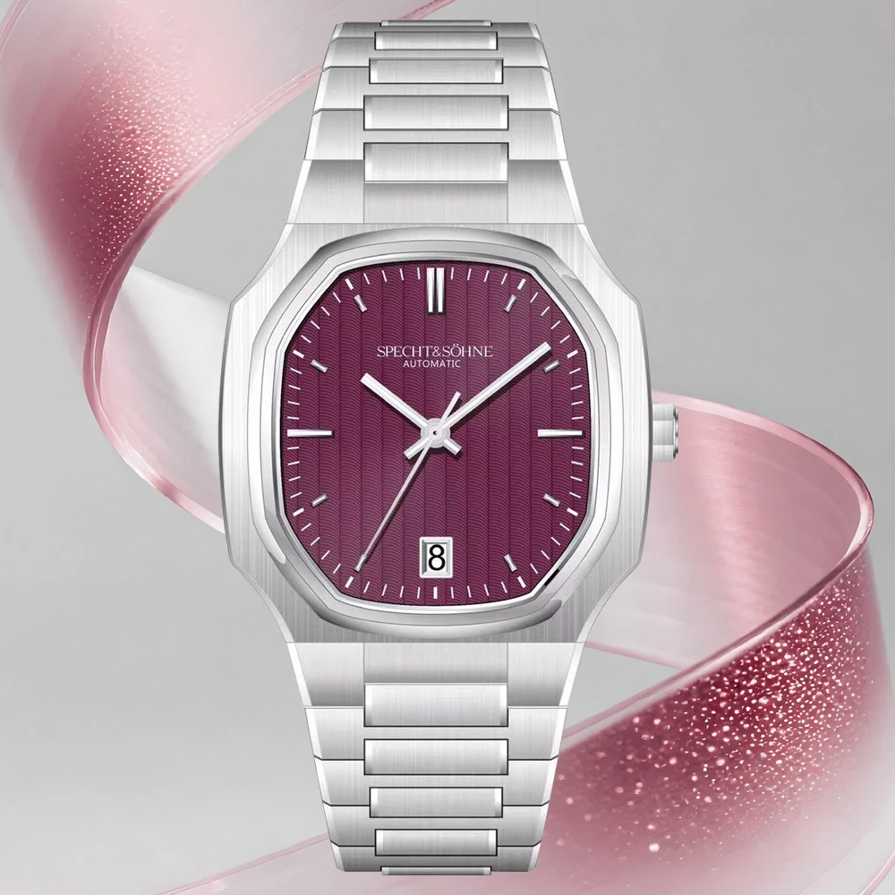 Neuheiten Specht&Sohne Uhr 37 mm Automatikuhren für Herren Japan 8215 Movt Saphirglas Edelstahl 50 m wasserdicht Image