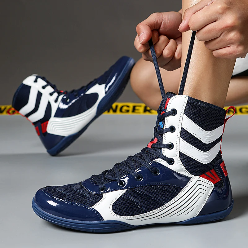 Rutschfeste Wrestling-Schuhe, hohe Traktion, Wrestling-Schuhe für Herren, langlebige Schuhe zum Wrestling, Boxen, Gewichtheben, Größe für 40–46