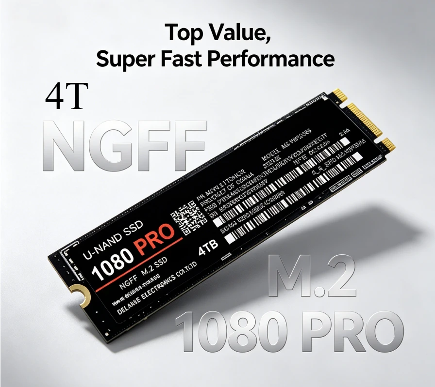 Original Neue 1080PRO M.2 NVMe PCIe4.0 SSD NGFF Interne Solid-State-Drive für PS5 Gaming Desktop Laptop PC Image
